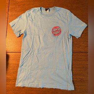 EUC Pacsun Blue T-Shirt with Santa Cruz Screens- size Men’s Medium